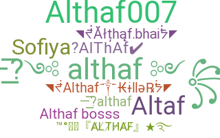 الاسم المستعار - Althaf