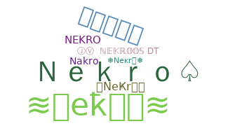 الاسم المستعار - Nekro