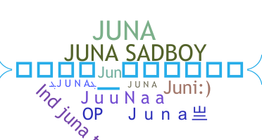 الاسم المستعار - JuNa