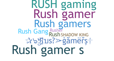 الاسم المستعار - Rushgamers