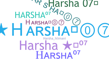 الاسم المستعار - Harsha07