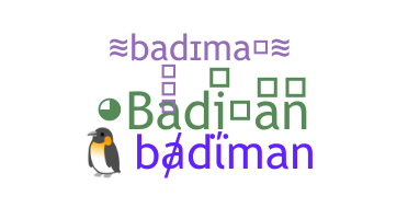 الاسم المستعار - badiman