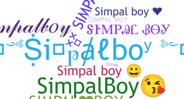 الاسم المستعار - simpalboy