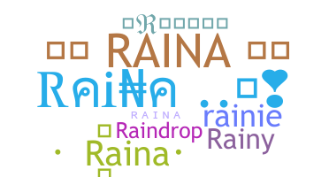 الاسم المستعار - Raina