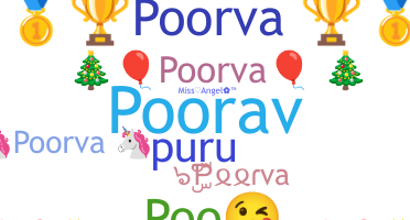 الاسم المستعار - Poorva