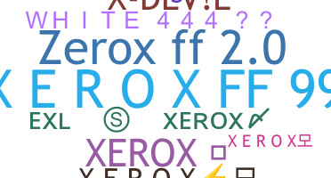 الاسم المستعار - Xerox