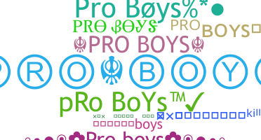 الاسم المستعار - ProBoys