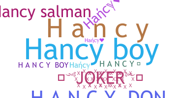 الاسم المستعار - Hancy