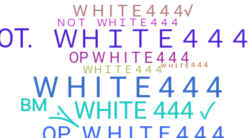 الاسم المستعار - White444