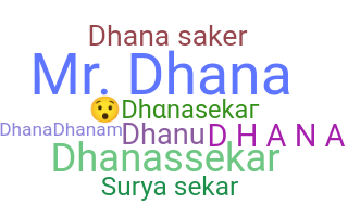 الاسم المستعار - Dhanasekar