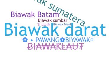الاسم المستعار - Biawak