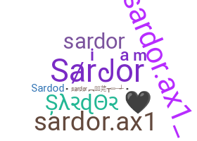 الاسم المستعار - Sardor