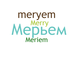 الاسم المستعار - Meryem