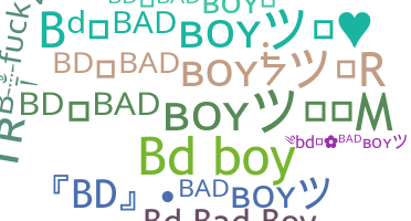 الاسم المستعار - Bdbadboy