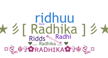 الاسم المستعار - Radhika