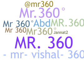 الاسم المستعار - Mr360