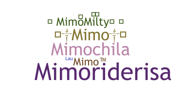 الاسم المستعار - Mimo