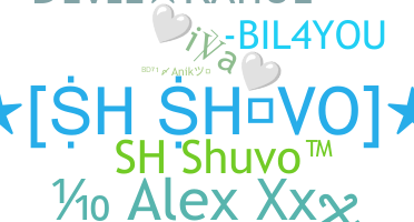 الاسم المستعار - SHSHUVO