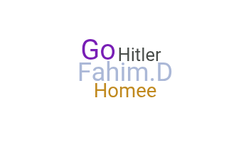 الاسم المستعار - FD