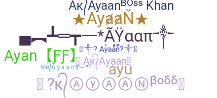الاسم المستعار - Ayaan