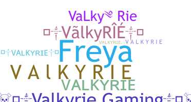 الاسم المستعار - Valkyrie