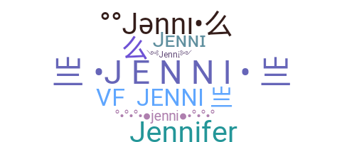 الاسم المستعار - Jenni