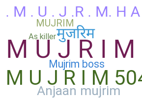 الاسم المستعار - Mujrim
