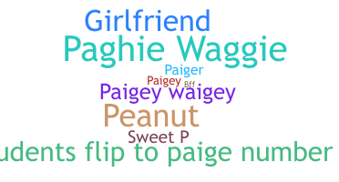 الاسم المستعار - Paige