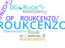 الاسم المستعار - Roukcenzo