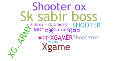 الاسم المستعار - xgamer