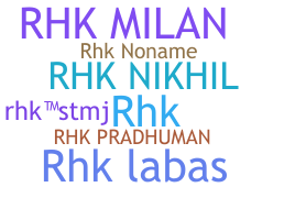 الاسم المستعار - RHK