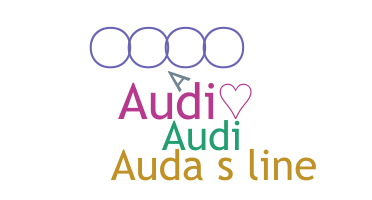 الاسم المستعار - audi