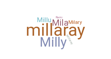 الاسم المستعار - Millaray