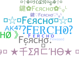 الاسم المستعار - Fercho