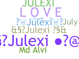 الاسم المستعار - Julexi