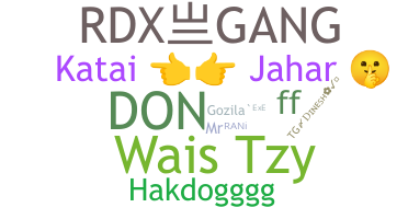 الاسم المستعار - RDXGANG