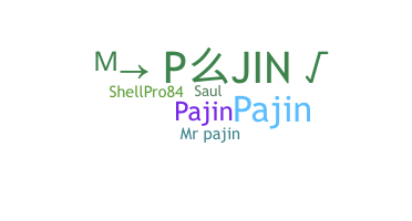 الاسم المستعار - Pajin