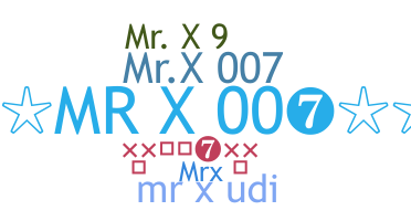 الاسم المستعار - Mrx007