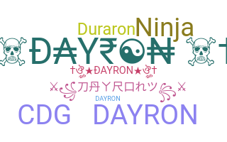 الاسم المستعار - dayron