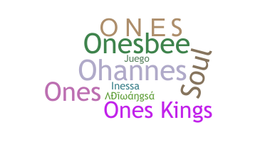 الاسم المستعار - ones