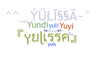 الاسم المستعار - yulissa