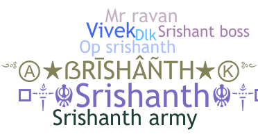 الاسم المستعار - Srishanth
