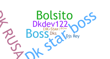 الاسم المستعار - Dkstarboss