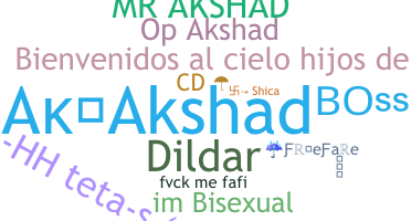 الاسم المستعار - Akshad