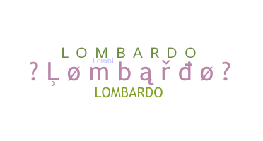 الاسم المستعار - Lombardo