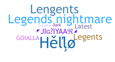 الاسم المستعار - LeGenTs