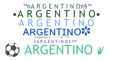 الاسم المستعار - Argentino