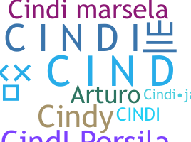 الاسم المستعار - Cindi