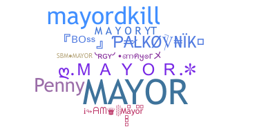 الاسم المستعار - Mayor