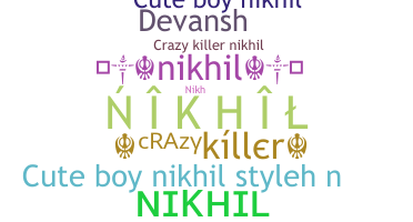 الاسم المستعار - Nikhi